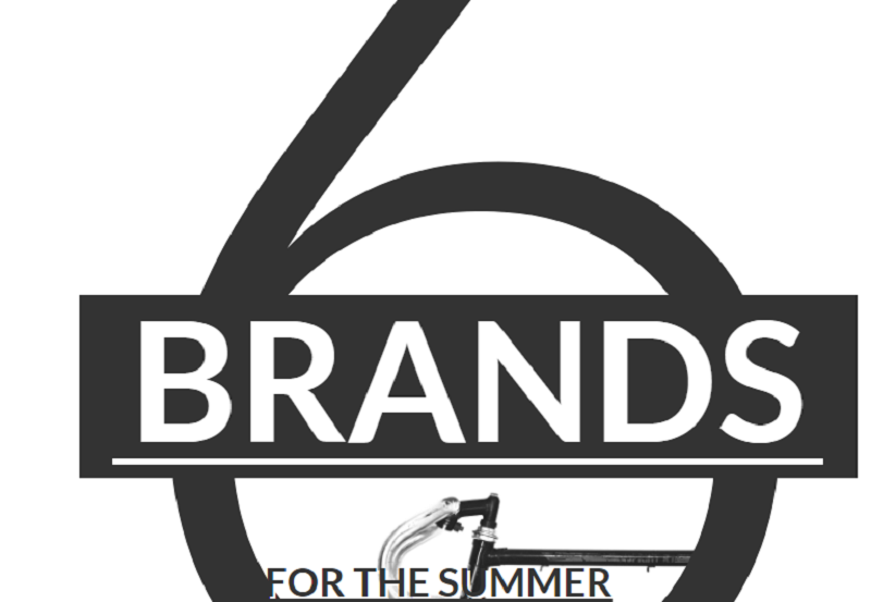 6 Brands For The Summer - Magazine Layout