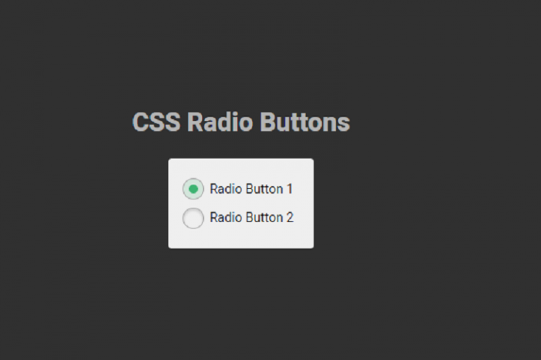 20+ CSS Radio Buttons 2019 Free HTML Designs