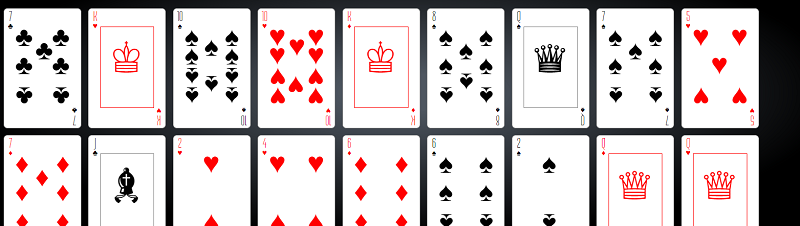 Deck Of CSS Playing Cards With Shuffling