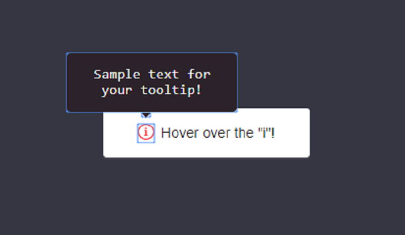 Pure CSS Tooltip