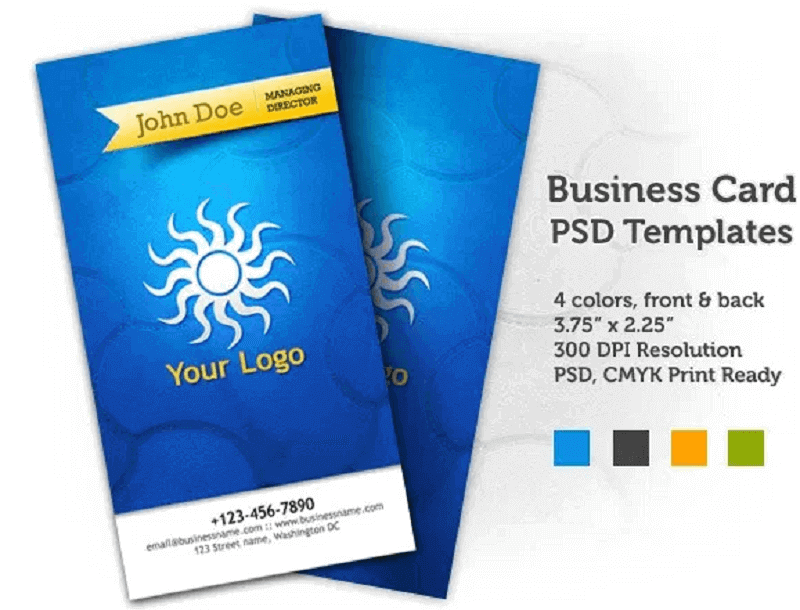 Business Card PSD Templates (front & back)