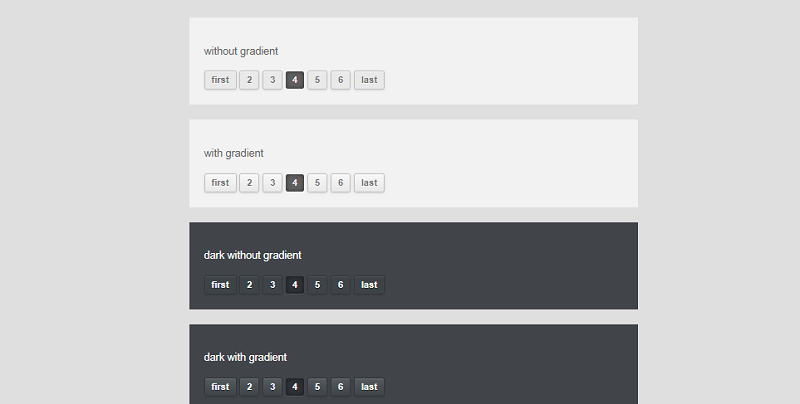 CSS Pagination Styles