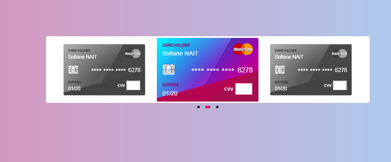 Credit Card Slider + CCV Form