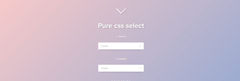 Css Only Select (Radio + Checkbox)