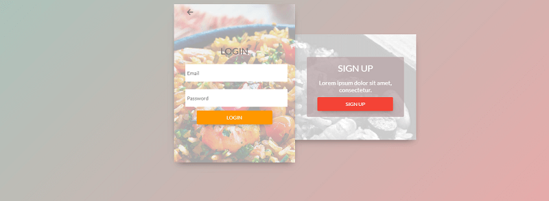 #Dailyui Day 1. Sign Up Login Page