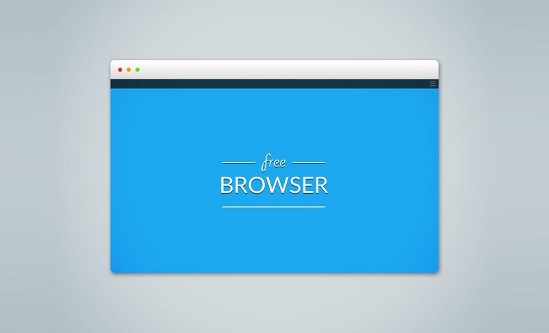 Free Browser Mockup PSD