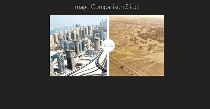 Image Comparison Slider