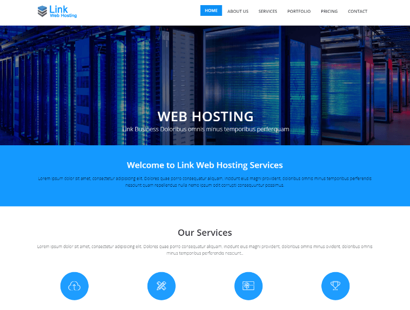 Free Web Hosting Template