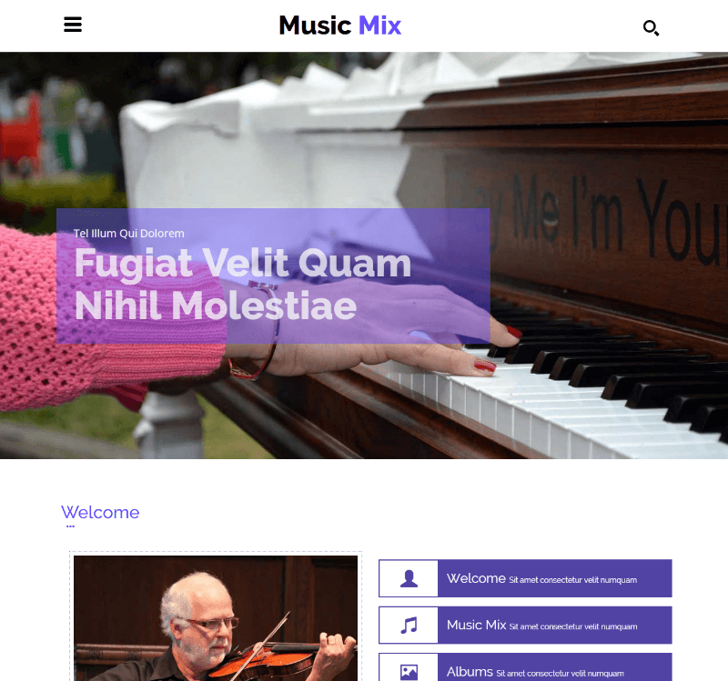 Music Mix a Entertainment Category Flat Bootstrap Responsive web template