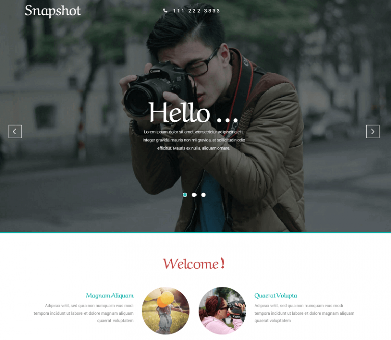 20 Best Free Photography Html Website Templates 2019