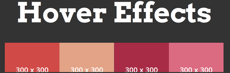 The CSS Hover Effects