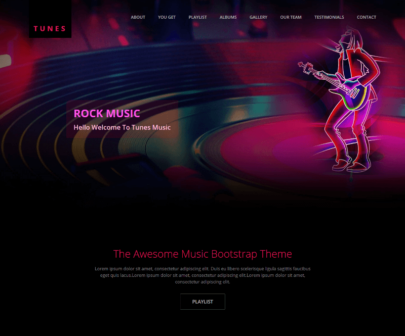 22 Best Free Music Html Website Templates 2019 For Music Lover