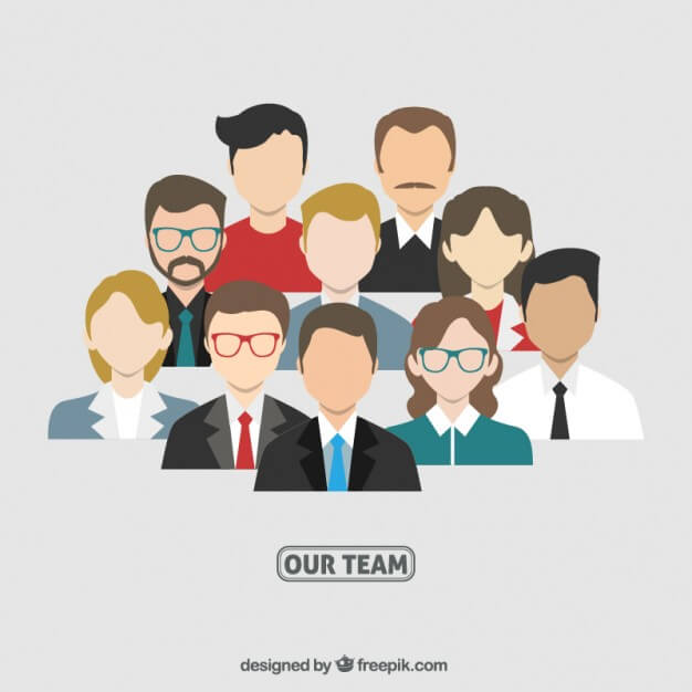 Business team avatars