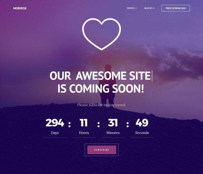 40 Best Free Coming Soon Html Templates Under Construction Templates
