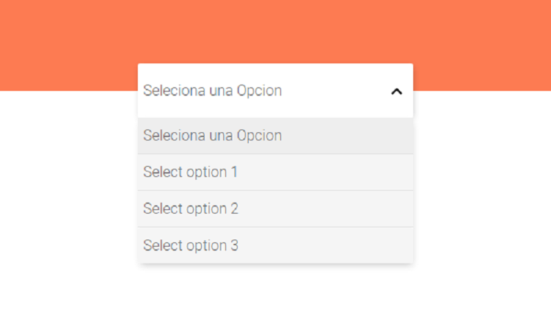 Custom Select An Option