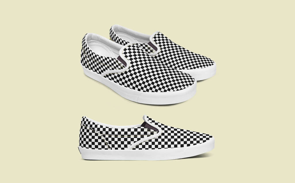 Collection of Slip-on Shoes Mockups