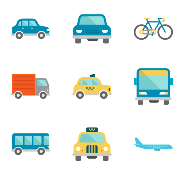  Transportation Icon Set