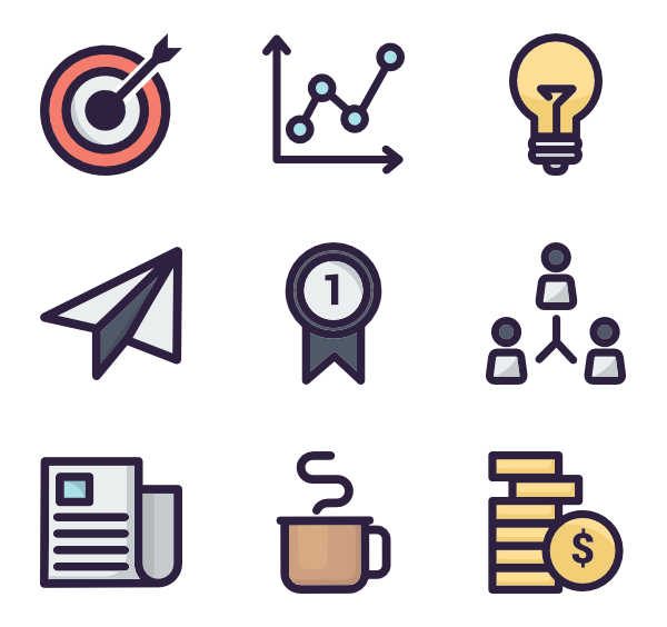  Business icons set