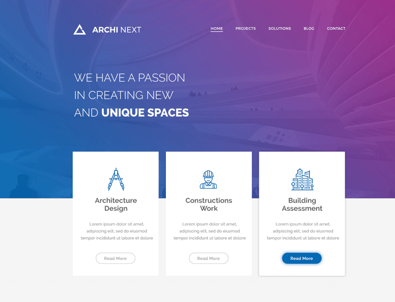 Archi Next website