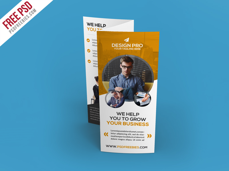 Corporate Trifold Brochure Template Free PSD Home