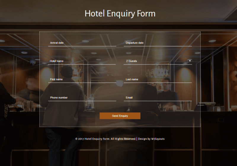 Hotel Enquiry