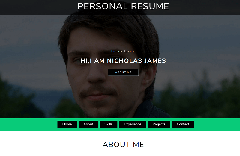 Personal Resume