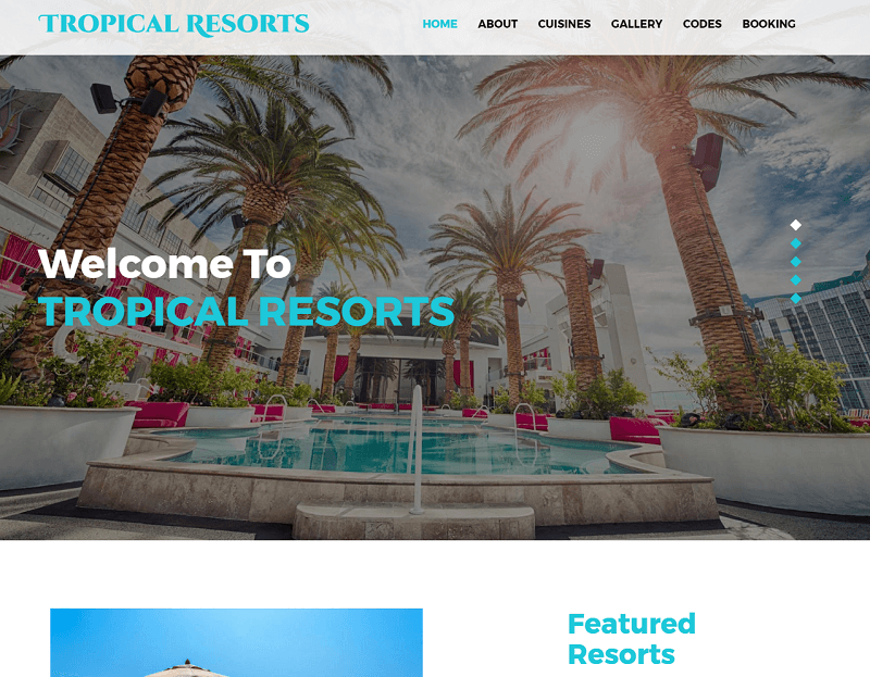 Tropical Resorts