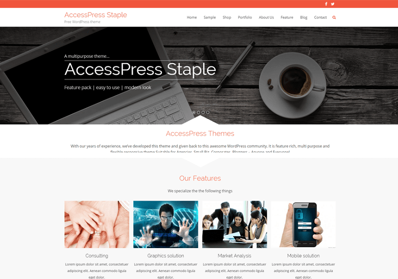 AccessPress Staple