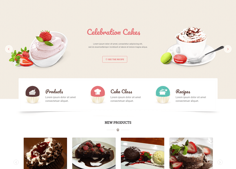 Cake WordPress Theme - Cake Art