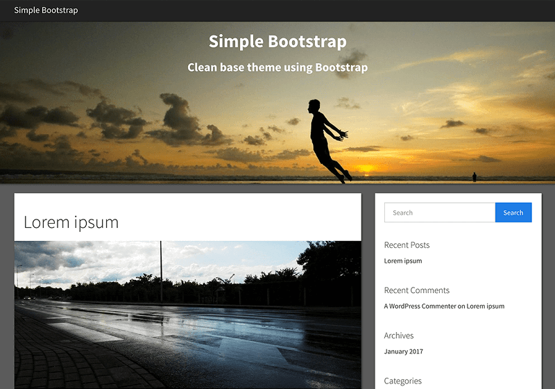 Simple Bootstrap