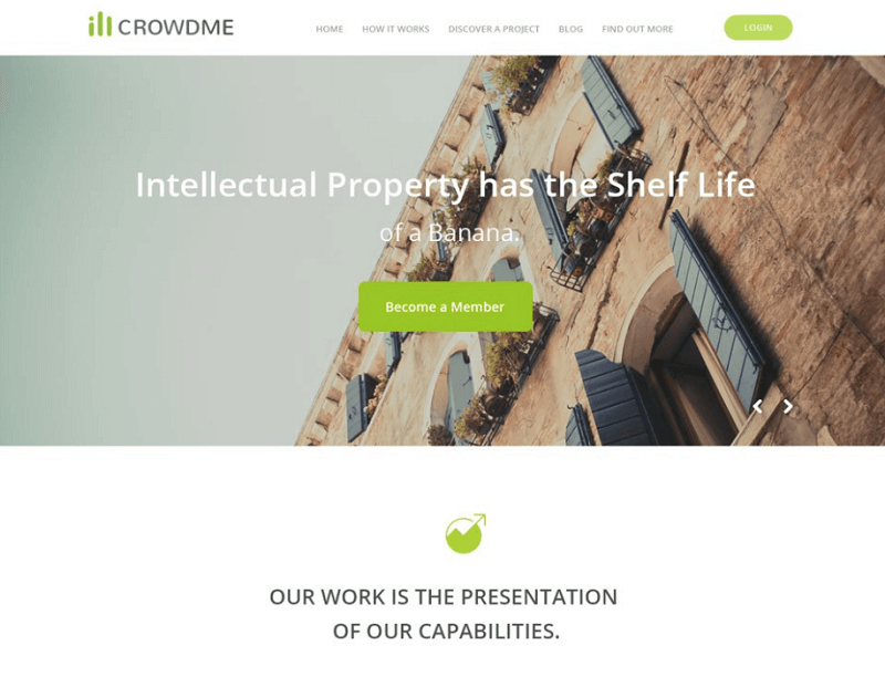 icrowdme – A PSD Website Template