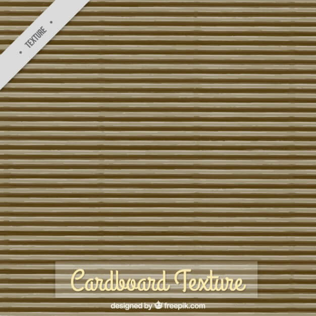 Cardboard texture with stripes