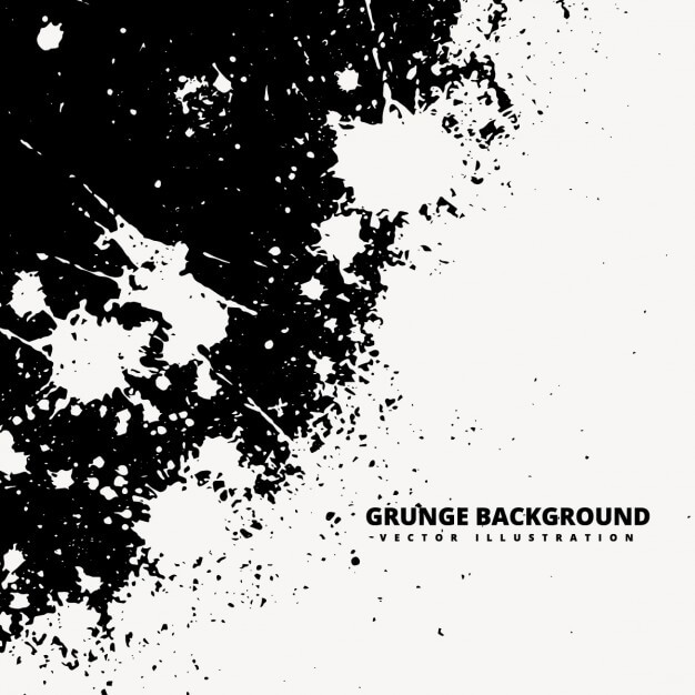 Grunge background with white spashes