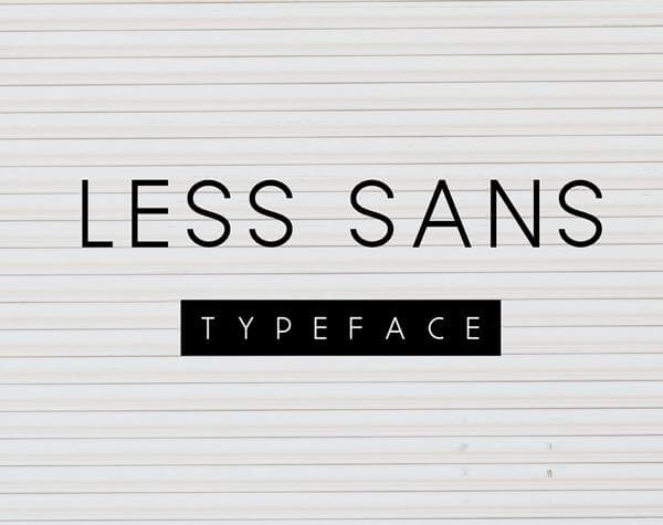 Less Sans