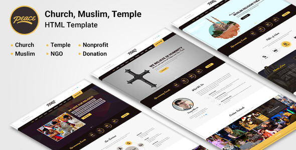 Best Church HTML Website Templates FreeHtmlDesigns