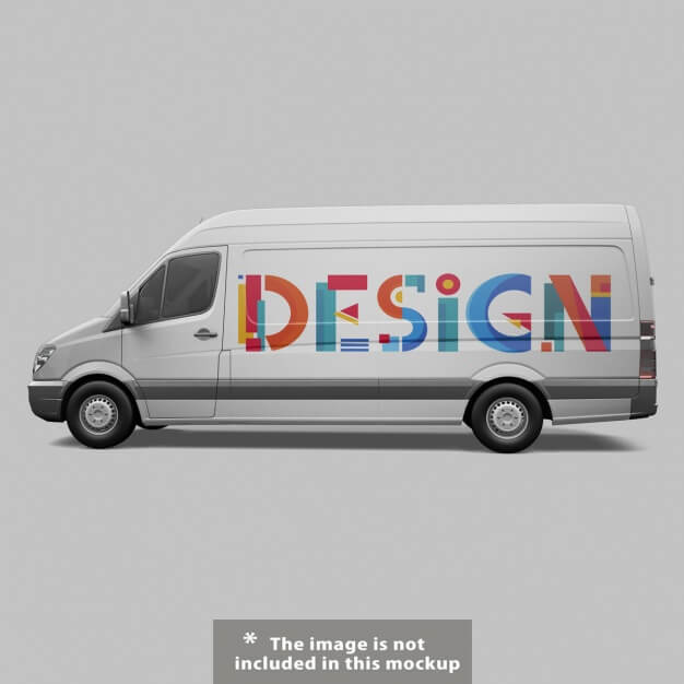 Van mock up design