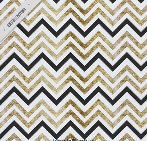 Watercolor zig zag pattern