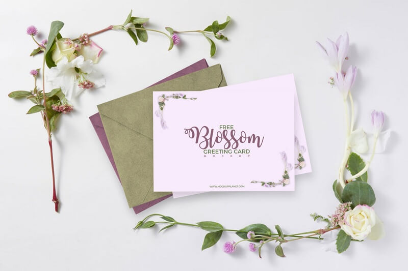 Beautiful Floral Blossom Greeting Card