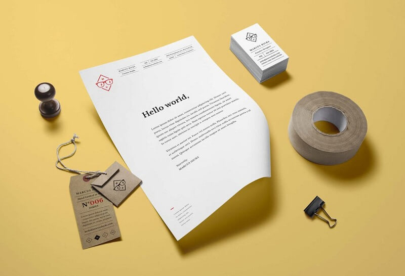 Download 40 Best Branding Identity Stationery Mockups 2019 Yellowimages Mockups