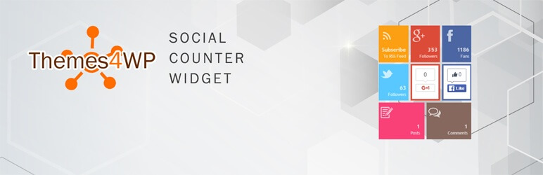 Themes4WP Social Counter Widget