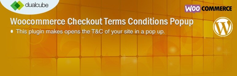 WooCommerce Checkout Terms Conditions Popup