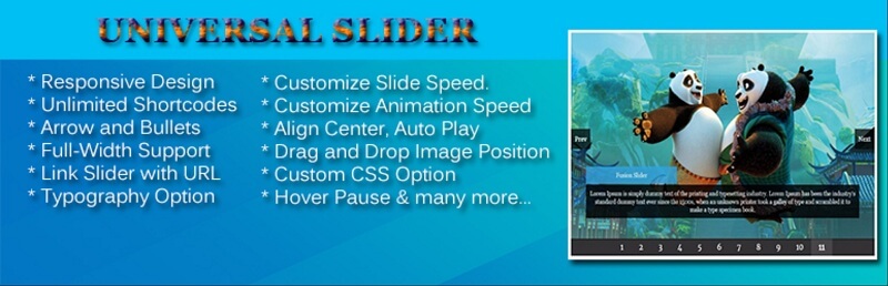 Universal Slider