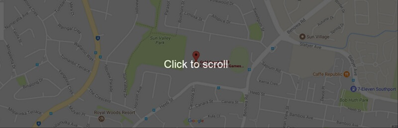 Scroll Stop Google Maps
