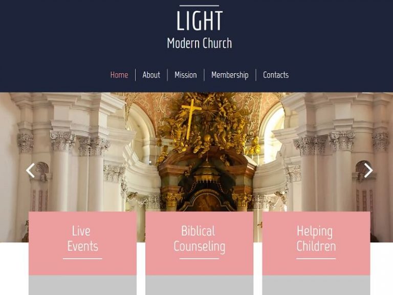 Best Free Church Html Website Templates 2019 Freehtmldesigns