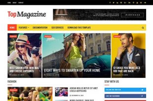 Free Magazine Html Website Templates