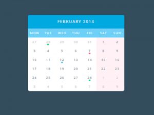 15+Best CSS Calendars 2024 Free HTML Designs
