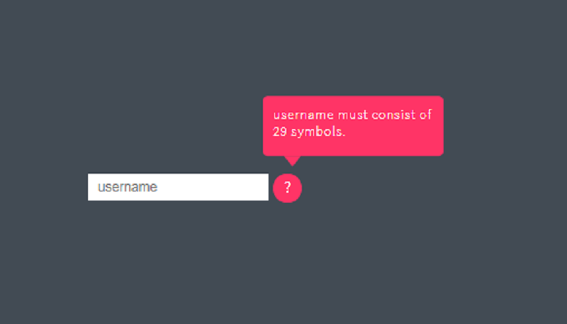 Animated CSS Tooltip