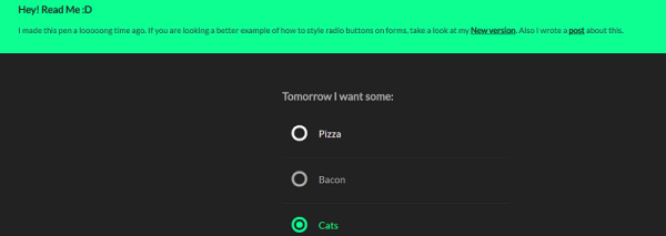 20+ CSS Radio Buttons 2024 Free HTML Designs