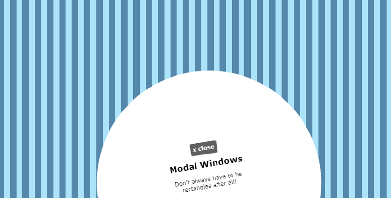 CSS Modal Window