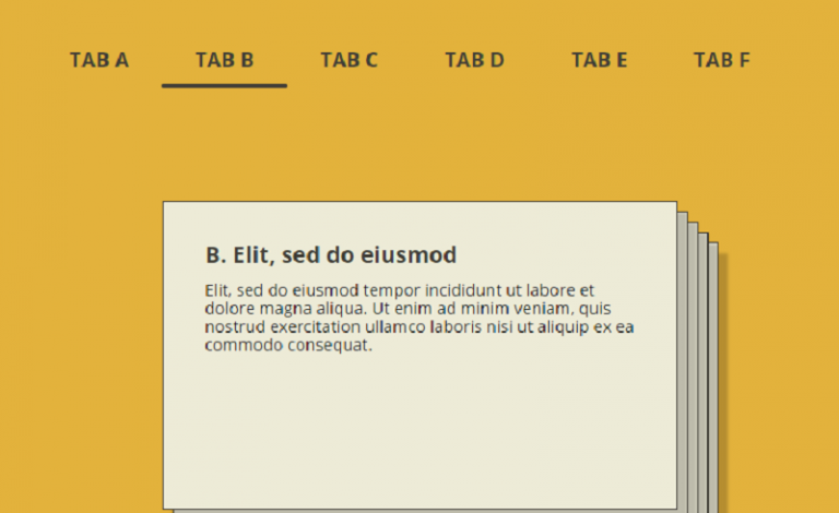 16+ Best CSS Tabs 2024 ------ Free HTML designs